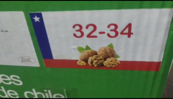 Toller Chile Walnut Inshell 32-34 10 kg box